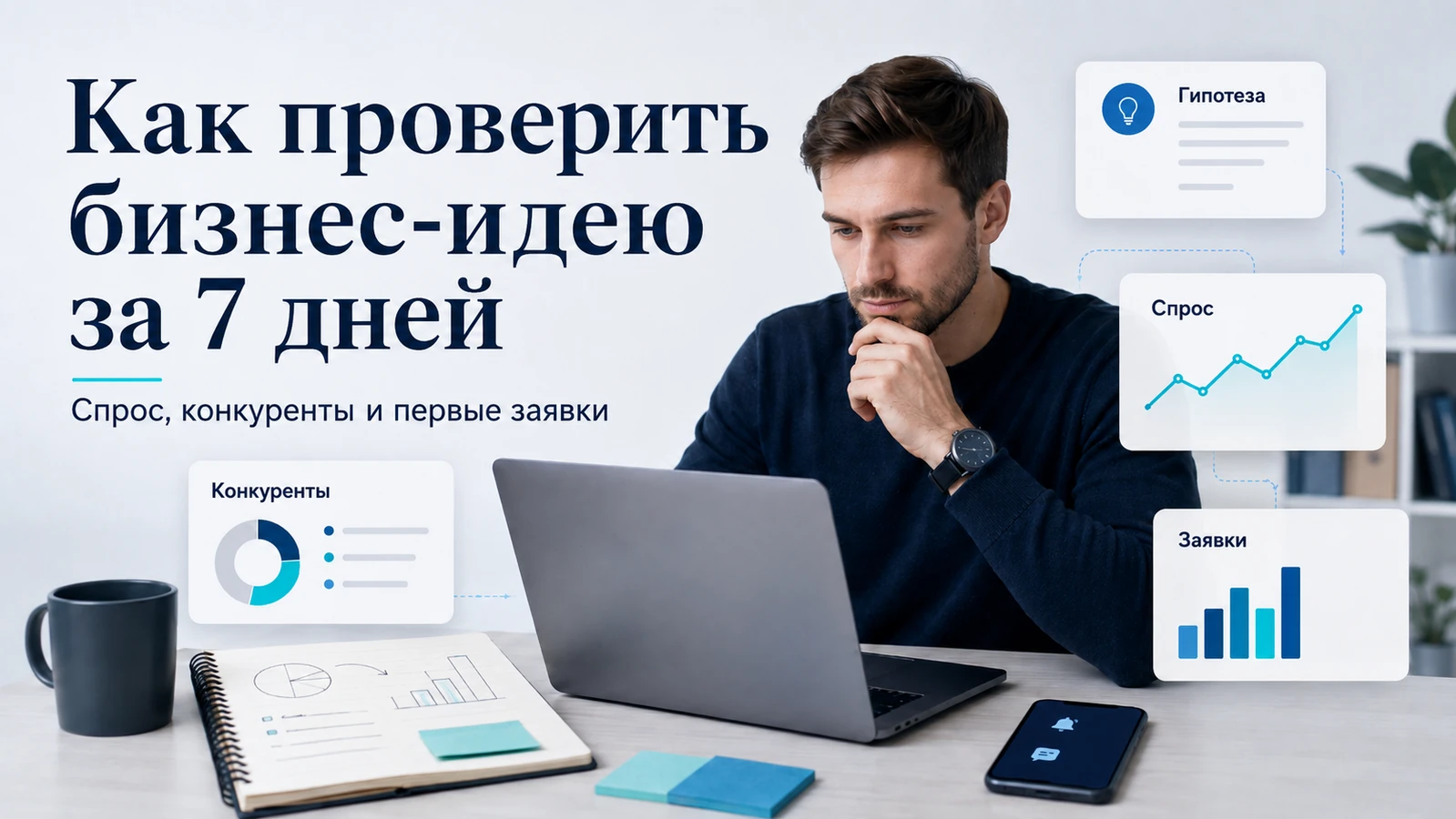 Как проверить бизнес-идею за 7 дней: спрос, конкуренты и первые заявки